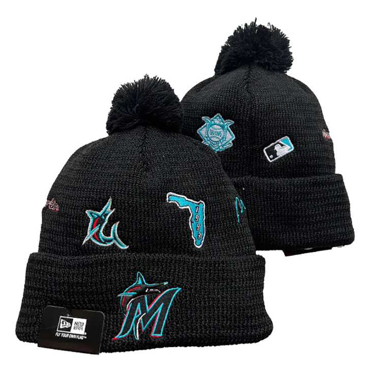 Miami Marlins 2025 Knit Hats 001